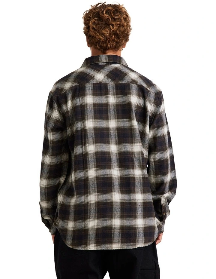 Coastline Flannel Shirt in Brown image 3