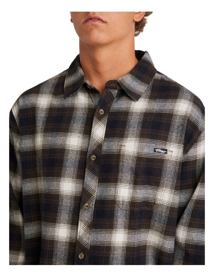 Coastline Flannel Shirt in Brown image 4