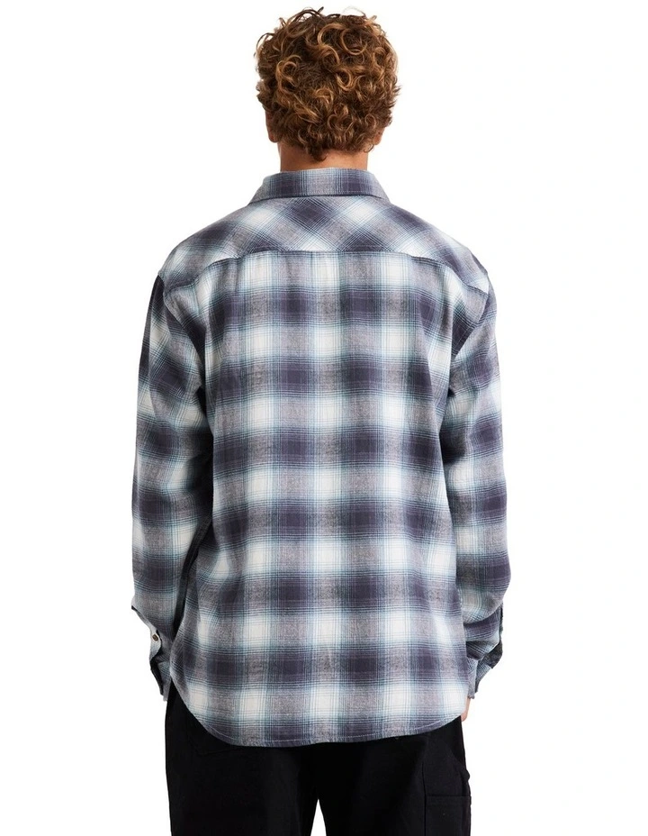 Coastline Flannel Shirt in Blue image 2