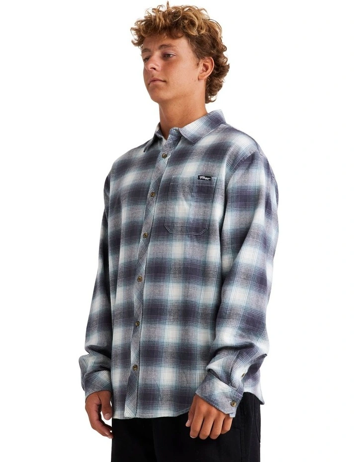 Coastline Flannel Shirt in Blue image 3
