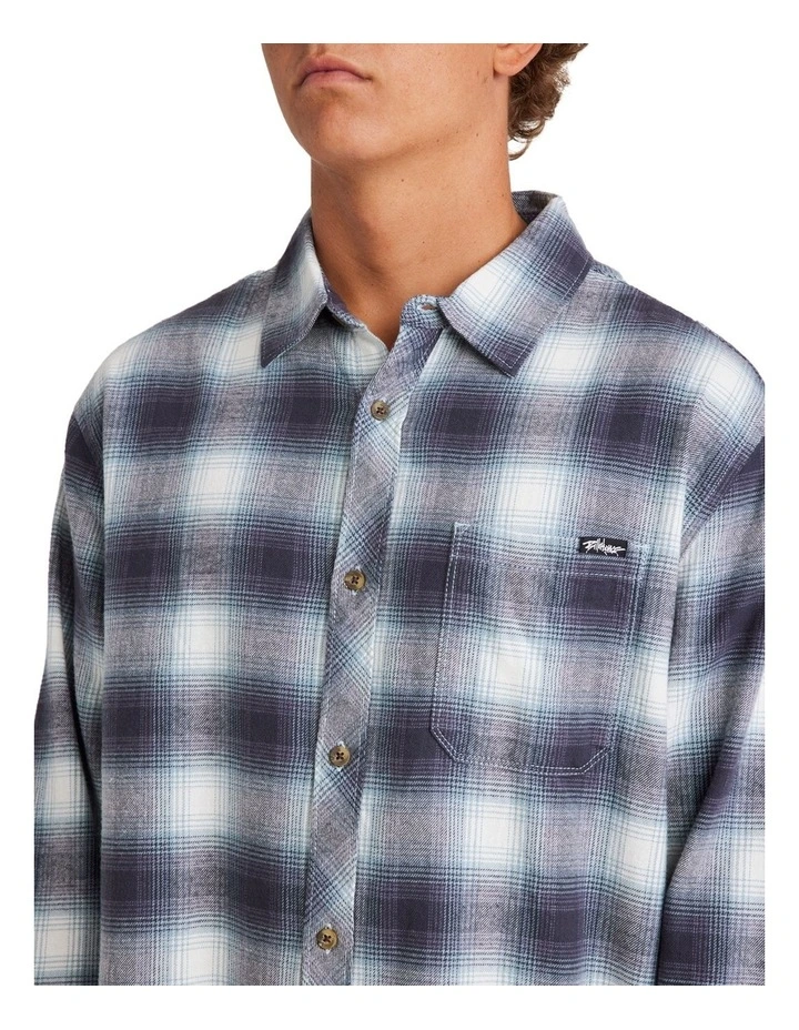 Coastline Flannel Shirt in Blue image 4
