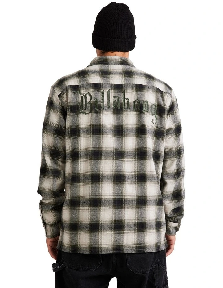 Wrapped Long Sleeve Shirt in Multi image 2