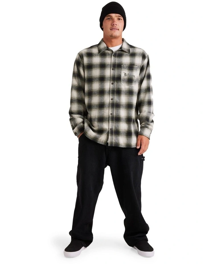 Wrapped Long Sleeve Shirt in Multi image 5