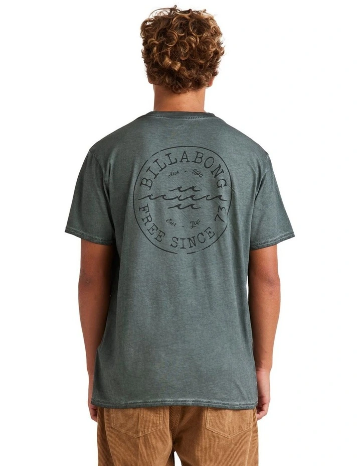 Big Wave Daz T-shirt in Grey image 2