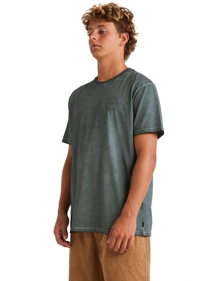 Big Wave Daz T-shirt in Grey image 3