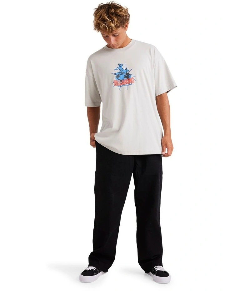 Worldwide T-shirt in Silver image 5