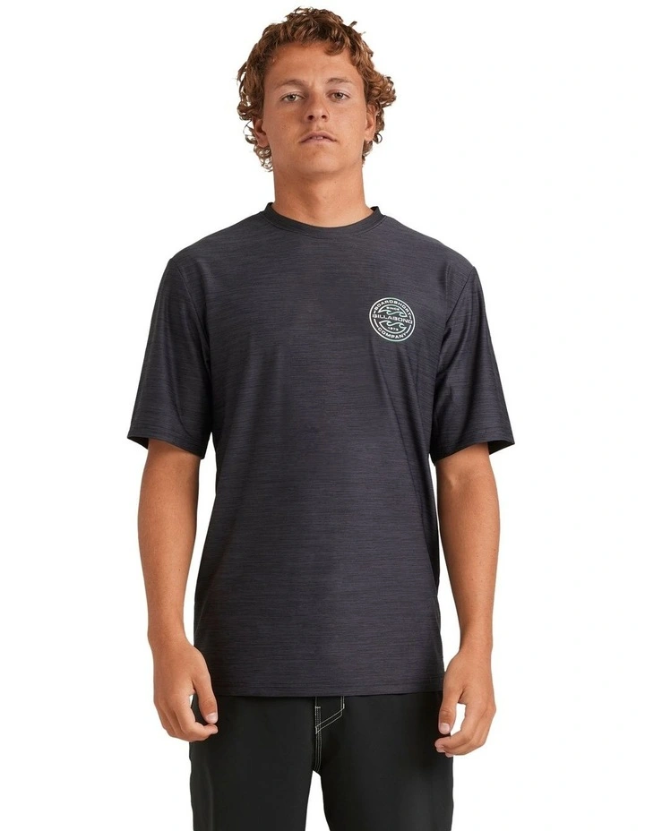 Rotor Shoreline Rash Vest in Black Heather image 1