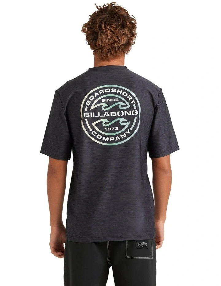 Rotor Shoreline Rash Vest in Black Heather image 2