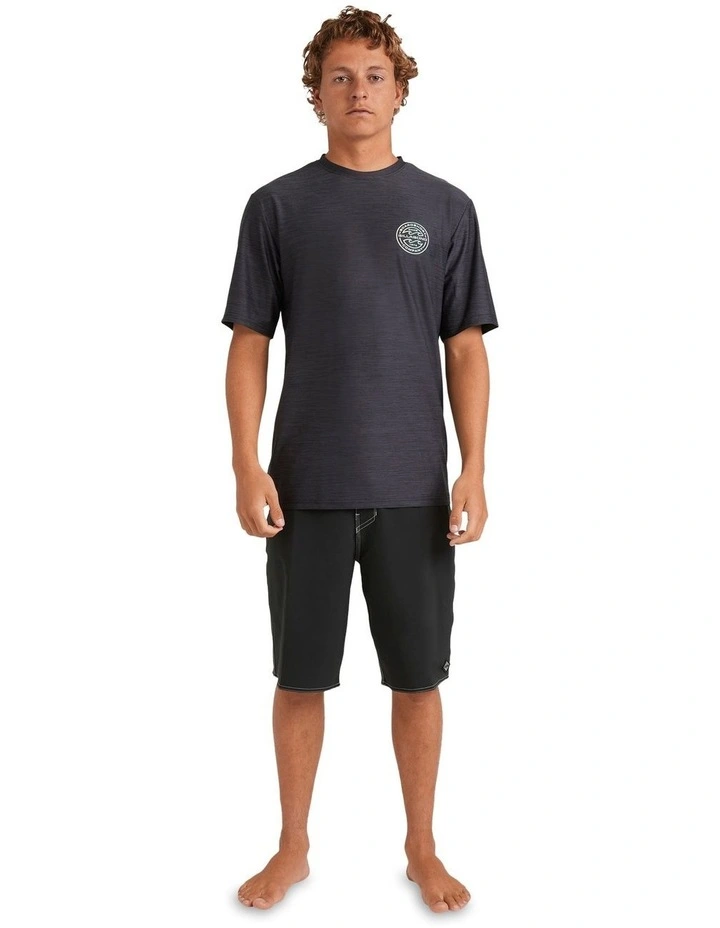 Rotor Shoreline Rash Vest in Black Heather image 5