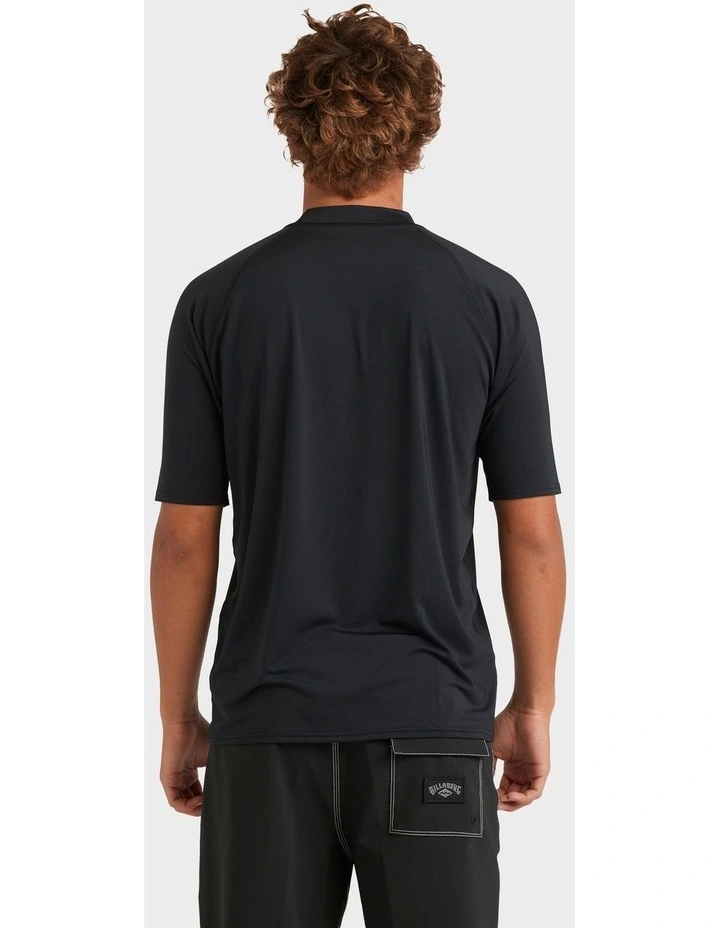 Boxed Arch Rash Vest In Stealth image 2