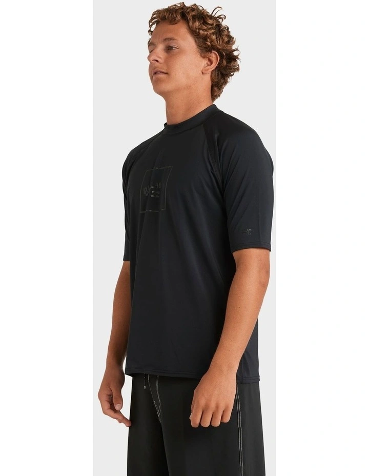 Boxed Arch Rash Vest In Stealth image 3