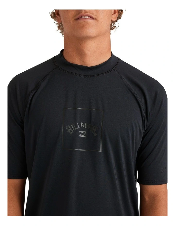 Boxed Arch Rash Vest in Stealth image 4