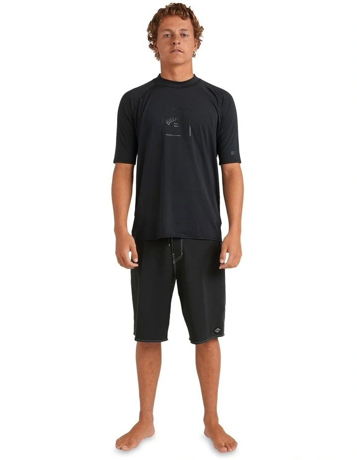 Boxed Arch Rash Vest in Stealth image 5