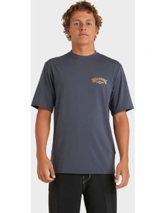 Rotor Shorline Rash Vest In Black Heather