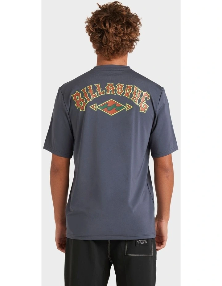 Rotor Shorline Rash Vest In Black Heather image 2