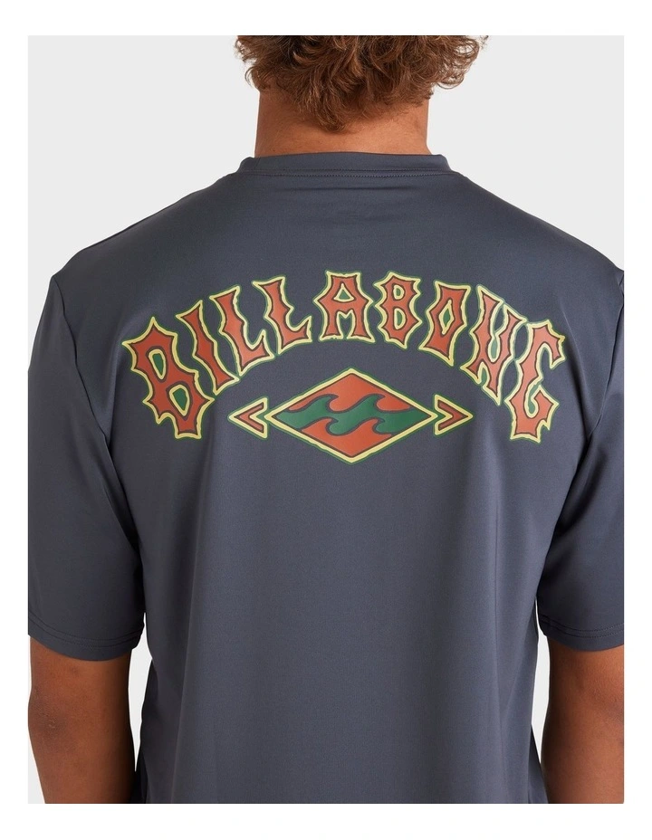 Rotor Shorline Rash Vest In Black Heather image 4