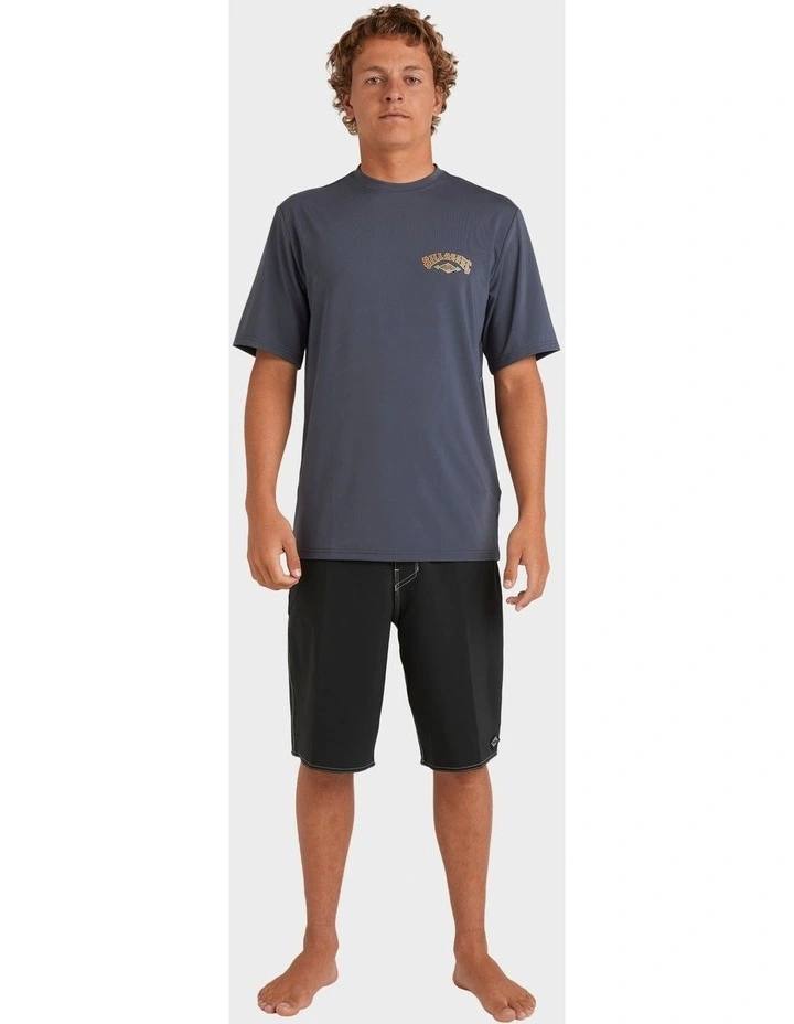 Rotor Shorline Rash Vest In Black Heather image 5
