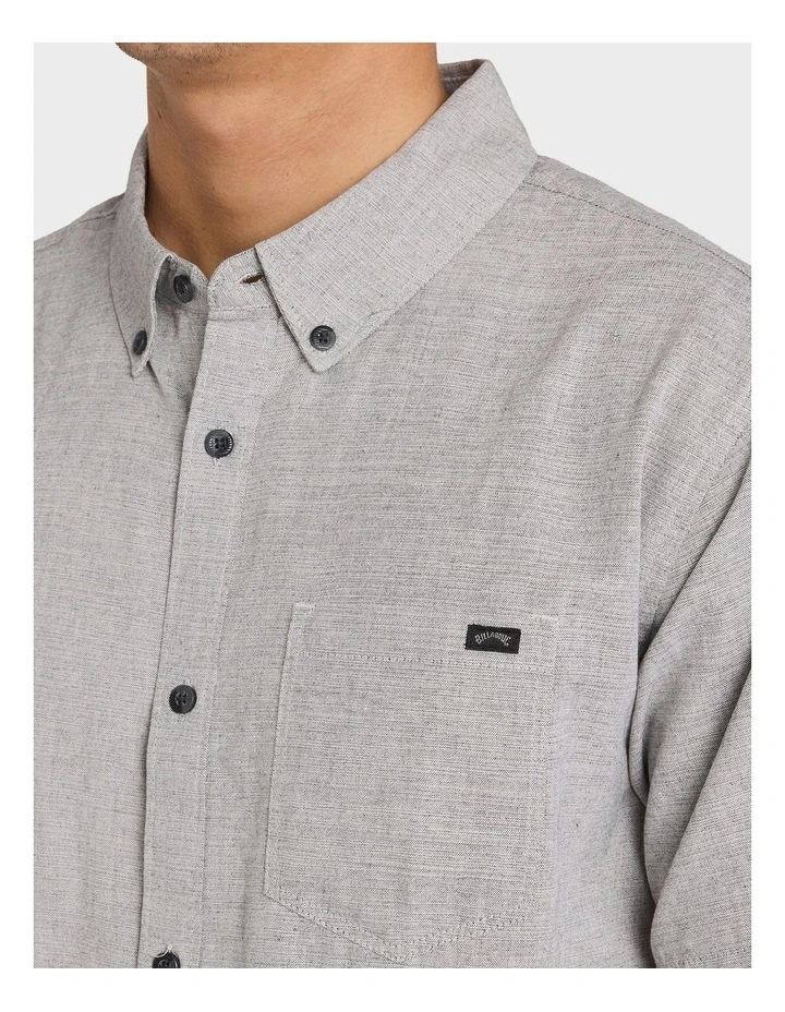 All Day Shirt in Light Grey image 4