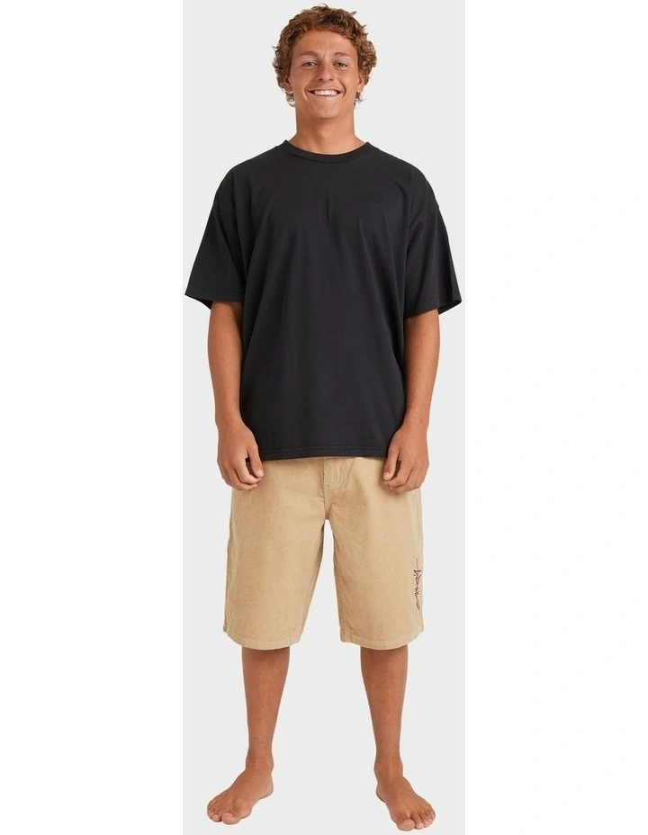 Smoko Corduroy Shorts in Desert image 5