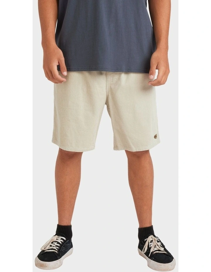 Larry Cord Walkshorts in Stone image 1