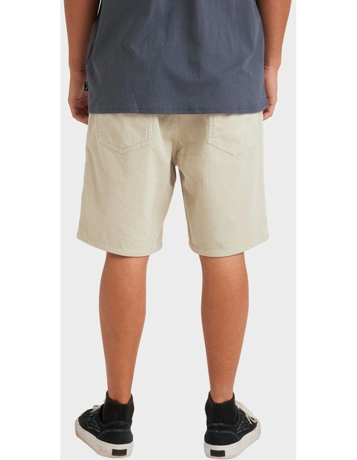 Larry Cord Walkshorts in Stone image 2