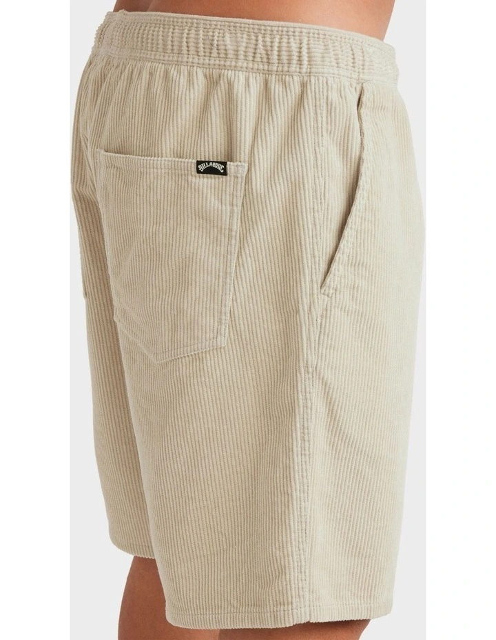 Larry Cord Walkshorts in Stone image 4