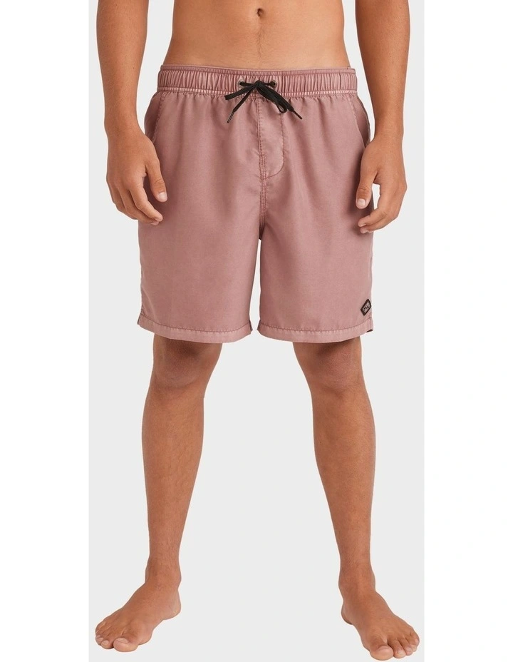 All Day Overdye Layback Boardshorts In Dusty Rose image 1