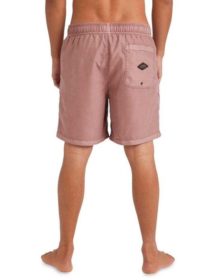 All Day Overdye Layback Boardshorts In Dusty Rose image 2