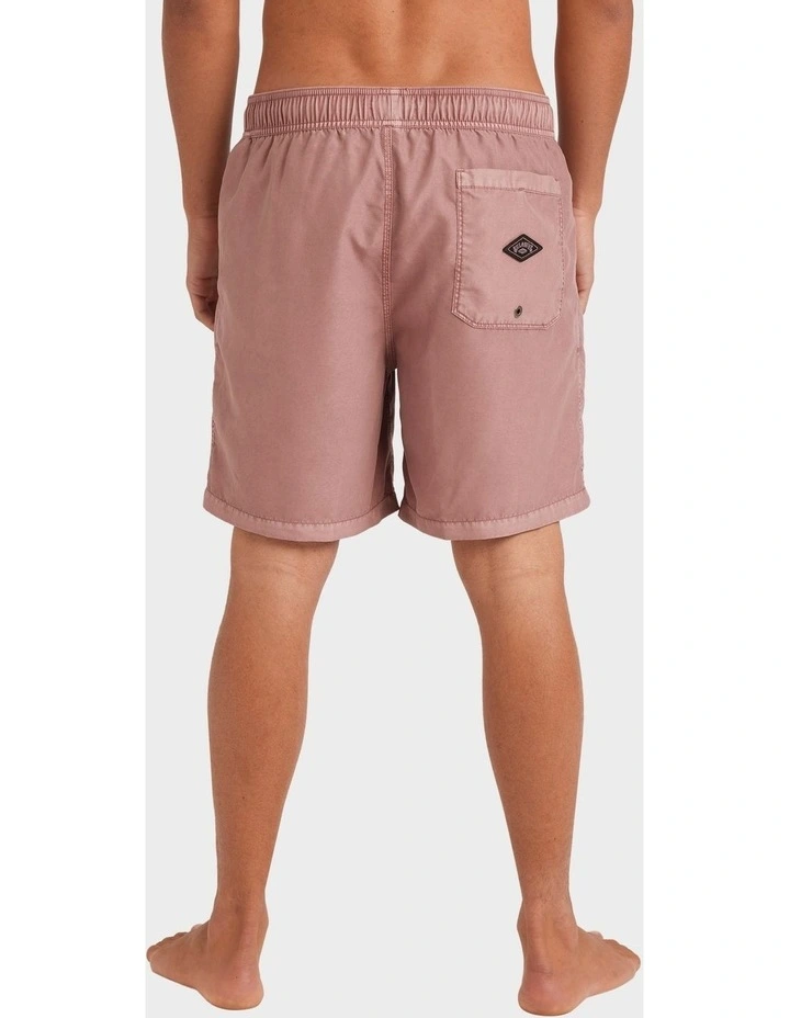 All Day Overdye Layback Boardshorts In Dusty Rose image 2
