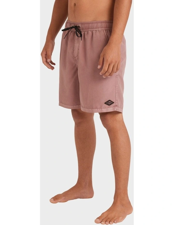 All Day Overdye Layback Boardshorts In Dusty Rose image 3