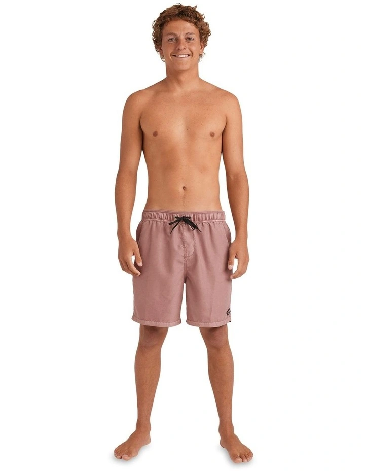 All Day Overdye Layback Boardshorts In Dusty Rose image 5