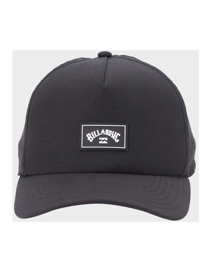 Crossfire Snapback Cap in Black image 1