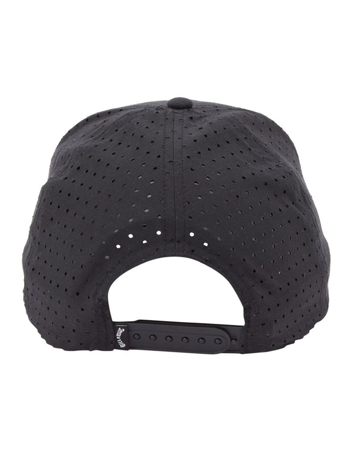 Crossfire Snapback Cap in Black image 2
