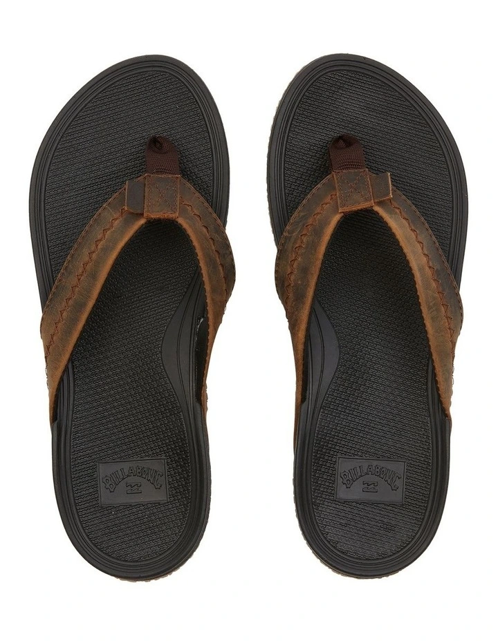 Brunswick Leather Sandals in Black image 1