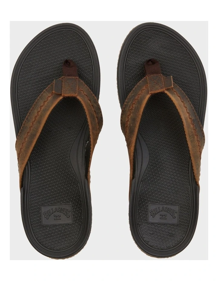 Brunswick Leather Sandals in Black image 1