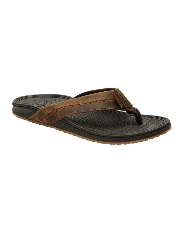 Brunswick Leather Sandals in Black image 3