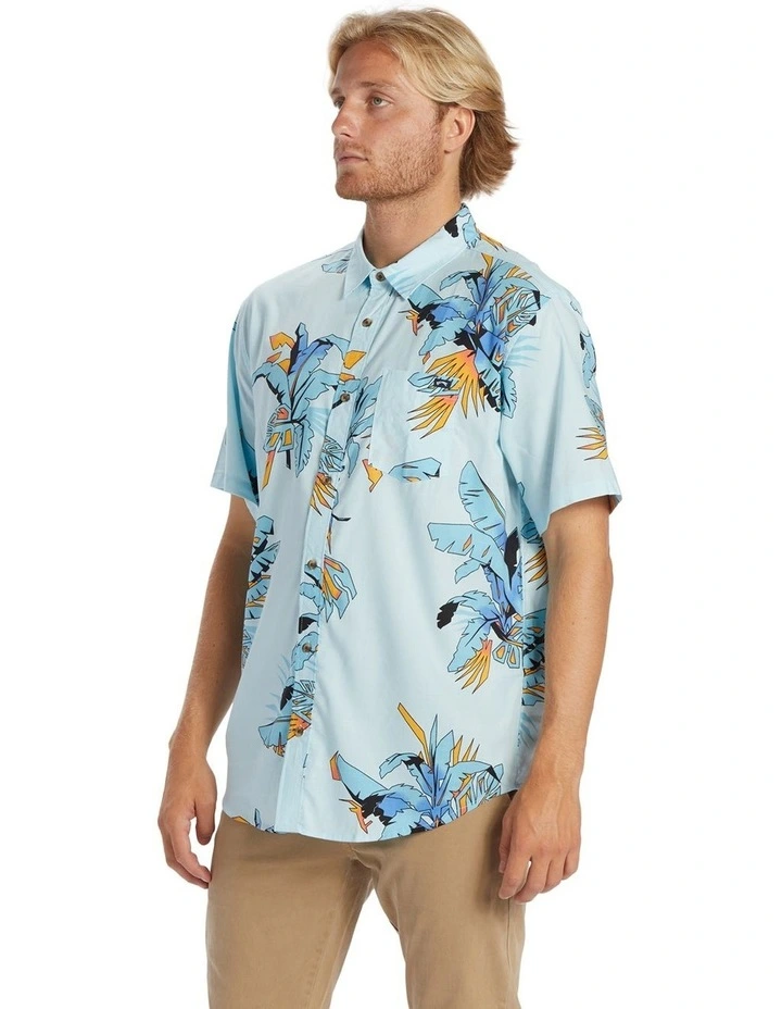 Sundays Short Sleeve Shirt In Coastal image 3