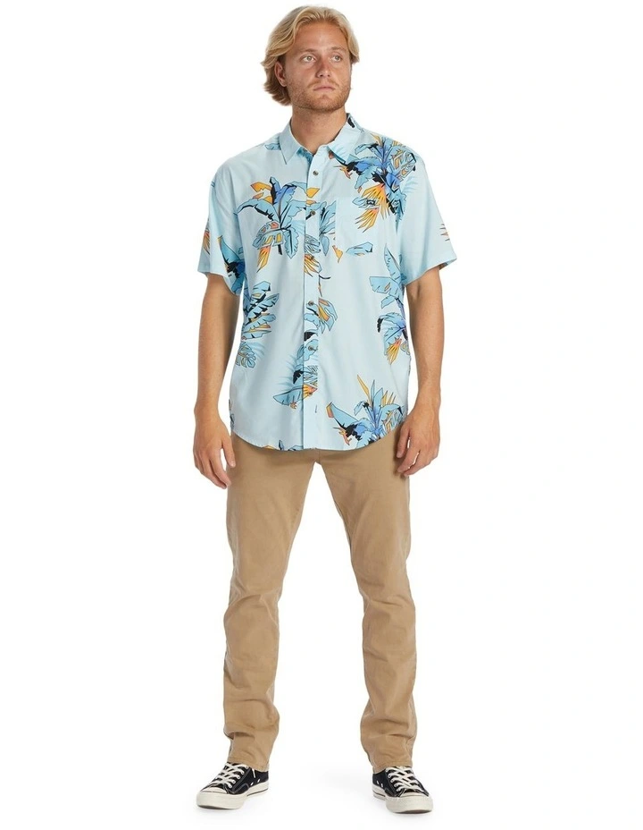Sundays Short Sleeve Shirt In Coastal image 4