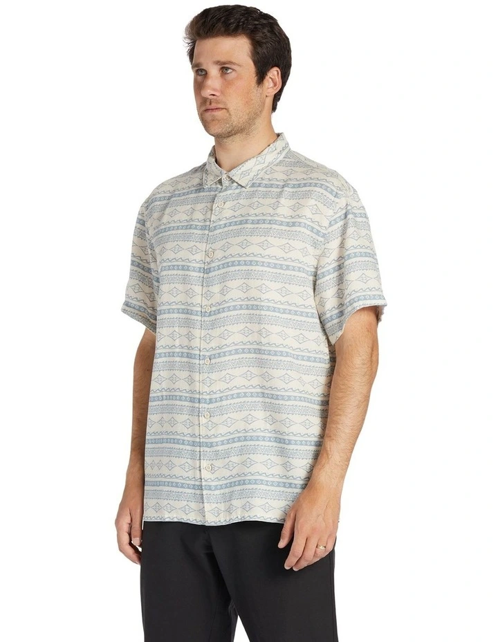 Cosmics Short Sleeve Shirt In Chino image 3