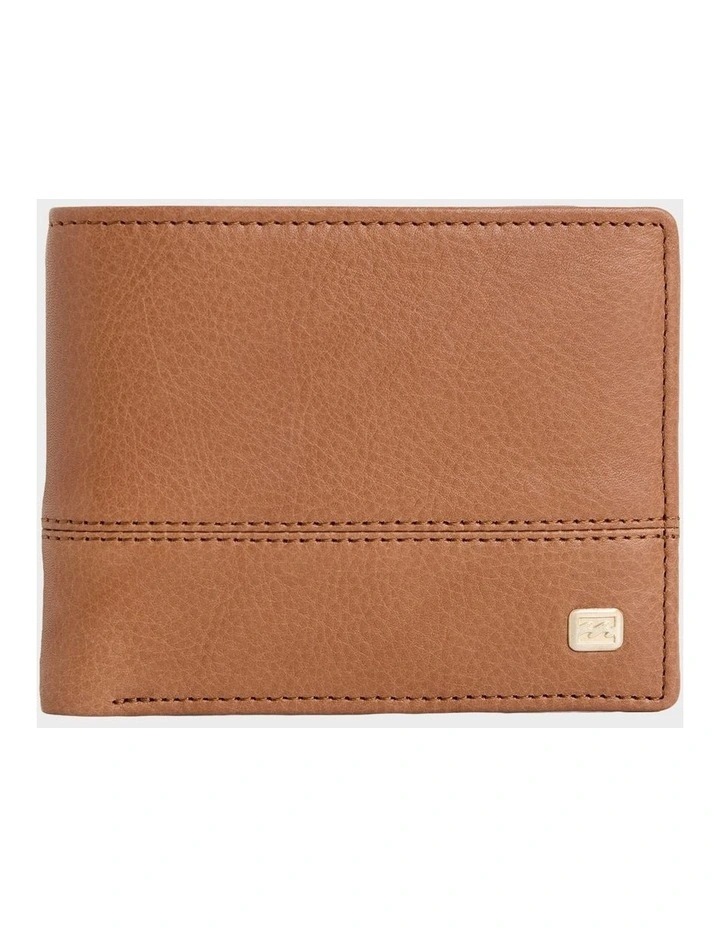 Dimension 2 In 1 Leather Wallet in Tan image 1
