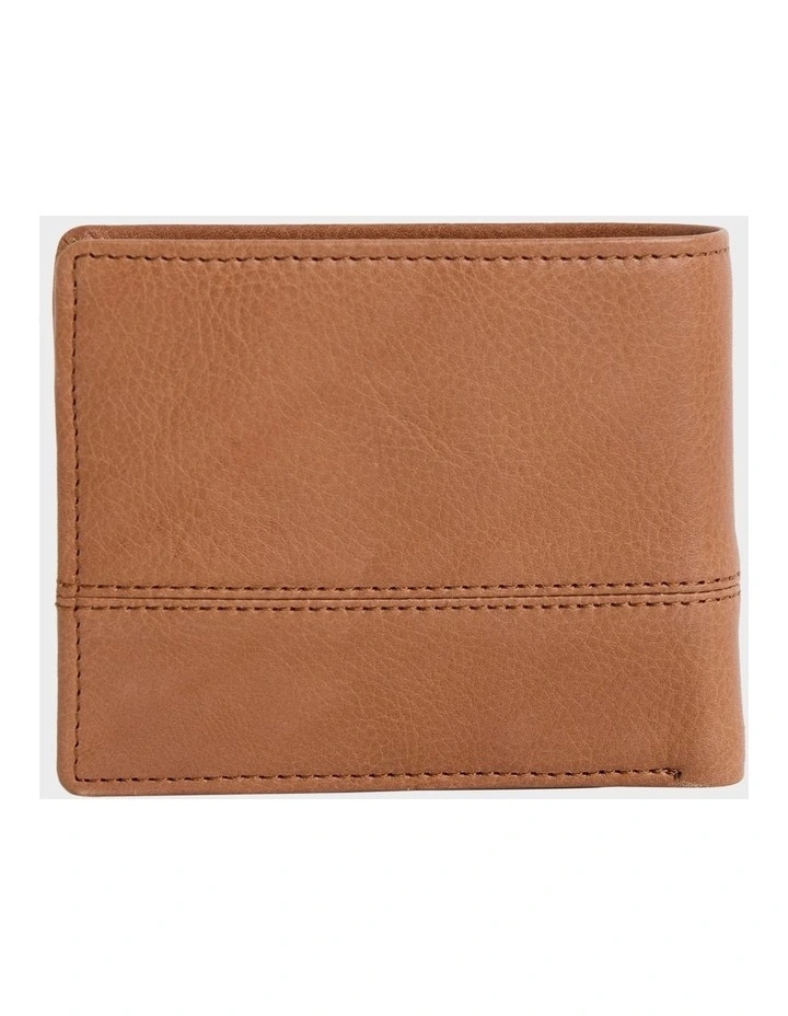 Dimension 2 In 1 Leather Wallet in Tan image 2