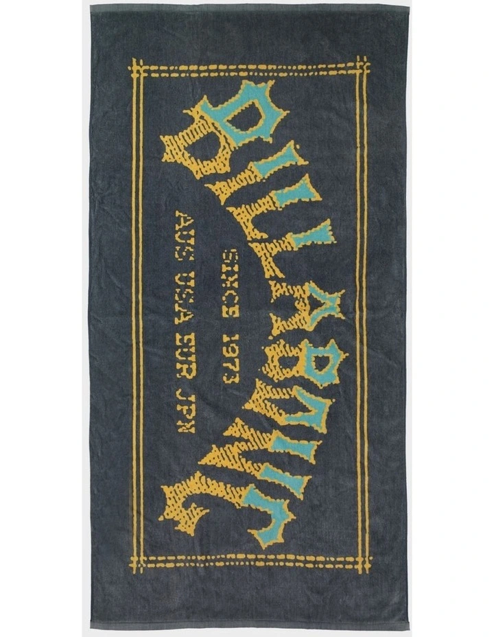 Vintage Towel In Dark Slate image 1