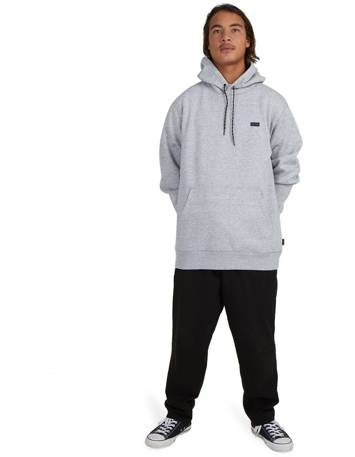 Shoreline Pullover Hoodie In Grey Heather image 4