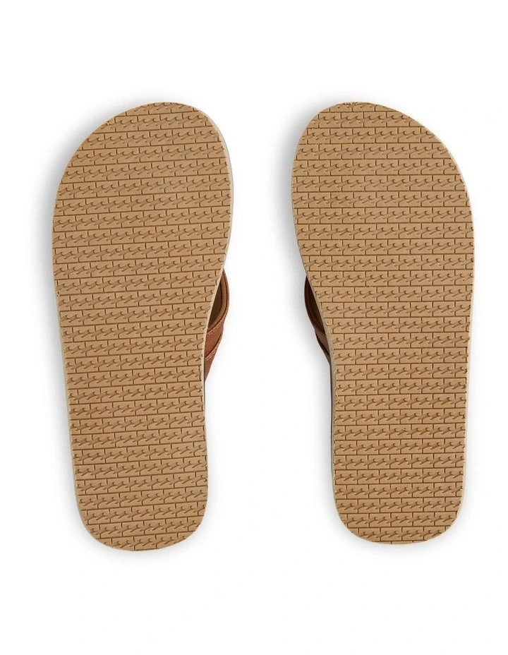 All Day Impact Thongs In Navy Tan image 4