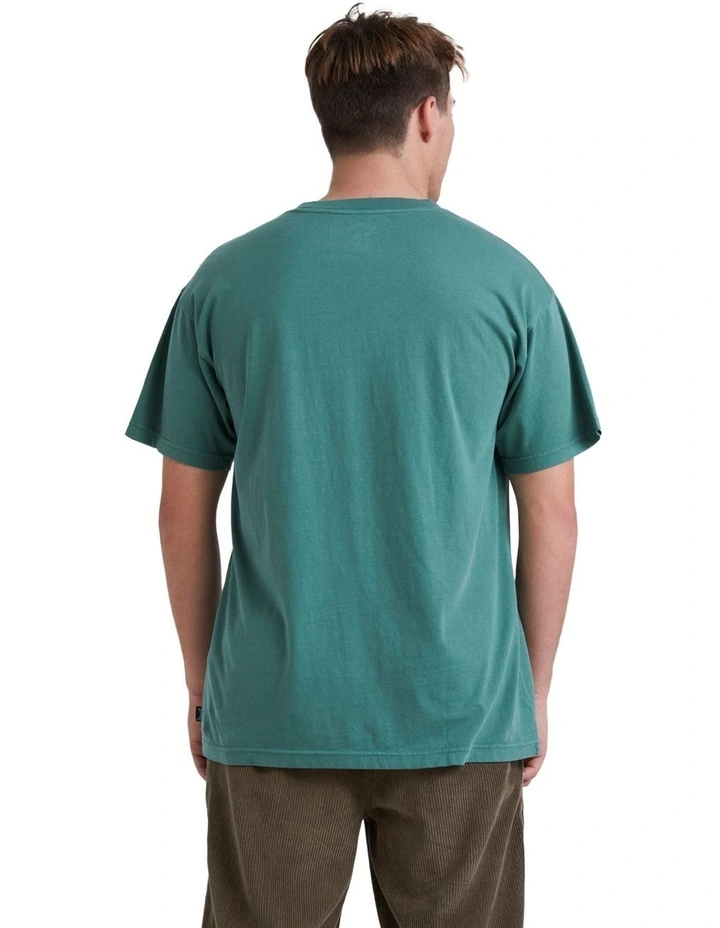 Premium Wave Wash T-shirt in Jungle image 2