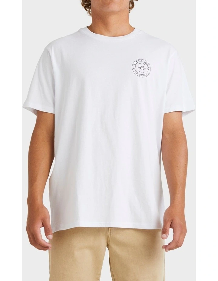 Big Wave Daz T-Shirt In White image 1