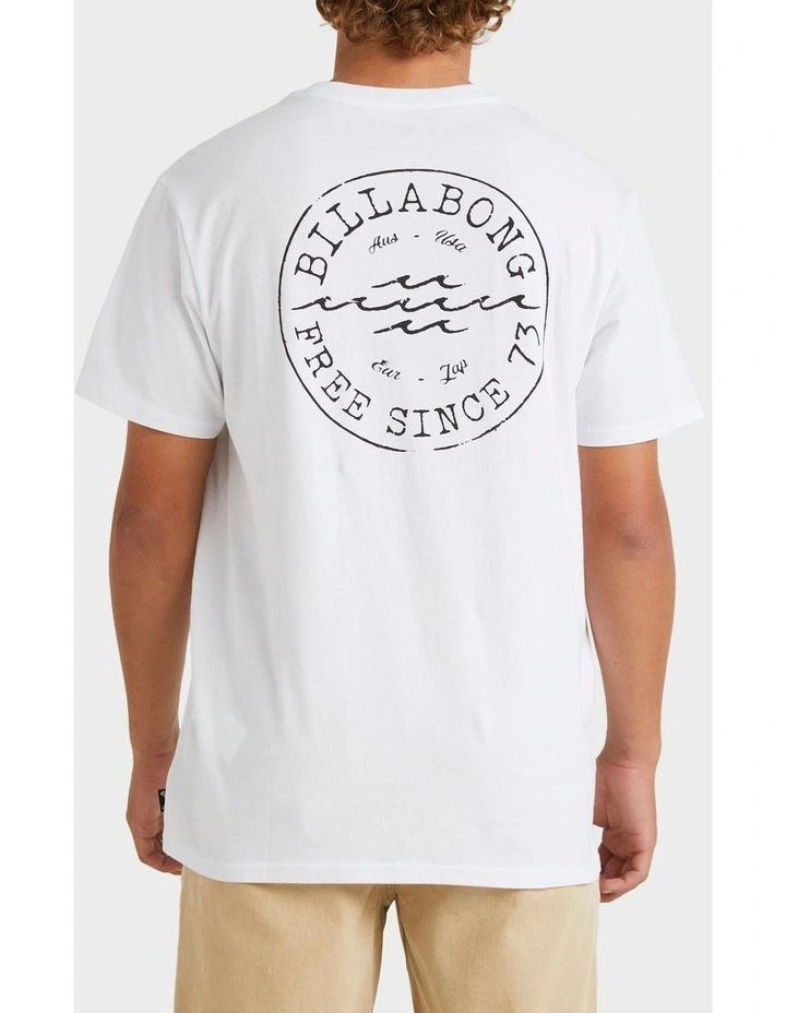 Big Wave Daz T-Shirt In White image 2