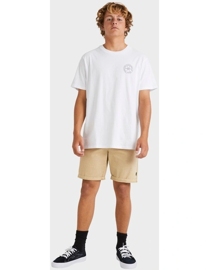 Big Wave Daz T-Shirt In White image 5