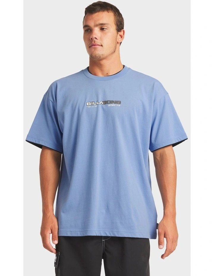 Spec Tipper T-Shirt In Blue image 1
