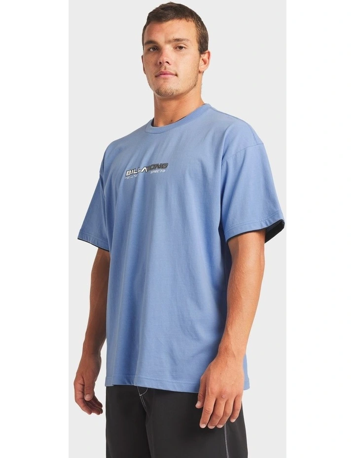 Spec Tipper T-Shirt In Blue image 3
